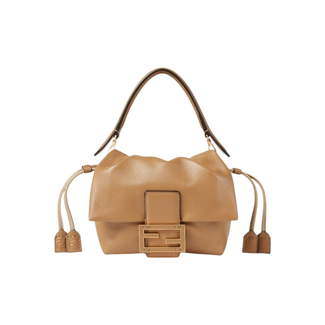 8BS105ABVEF19P8 Fendi Mamma Cappuccino Nappa Leather Mini Bag Beige