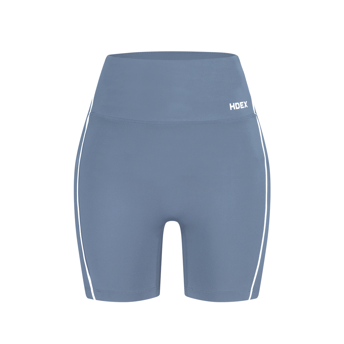 에이치덱스 우먼스 서포트 파이핑 3.5 바이커 쇼츠 페이디드 블루