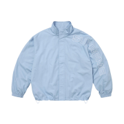 Supreme Spellout Embroidered Ripstop Track Jacket Light Blue - 25FW