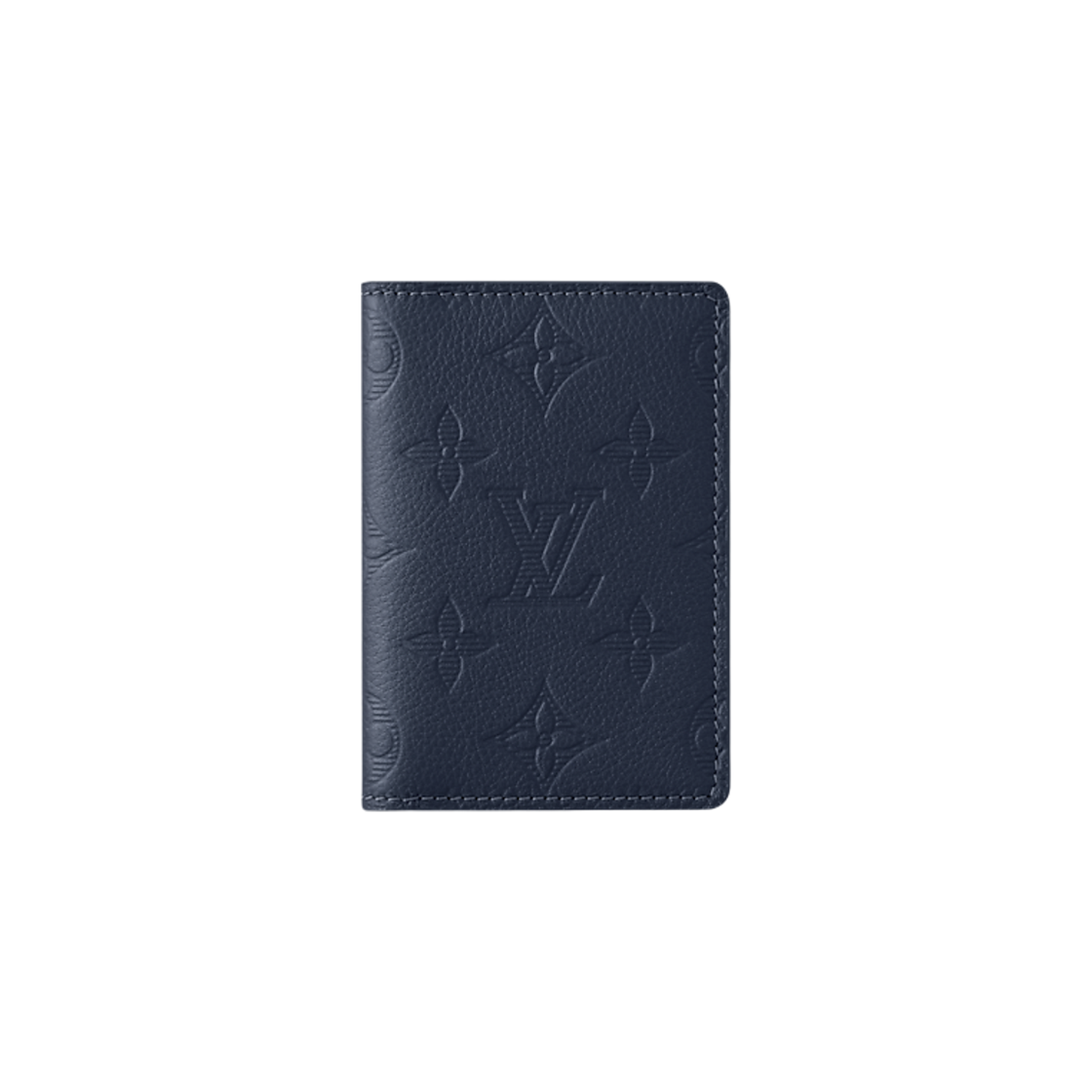 M14786 Louis Vuitton Monogram Shadow Pocket Organizer Navy Blue