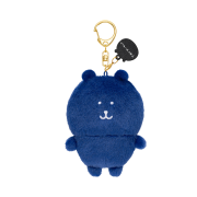 Nagano Characters Color Mascot Keyring Bear Loyal Blue