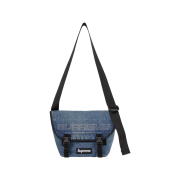 Supreme Denim Messenger Bag Washed Indigo - 25FW