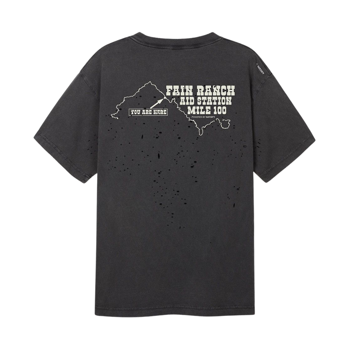 새티스파이 모스테크 티셔츠 에이지드 블랙(Satisfy Mothtech T-Shirt Aged Black) - 2