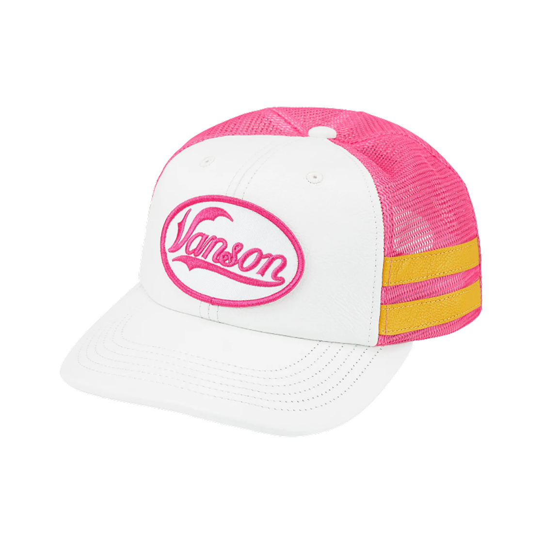 슈프림 x 밴슨 레더스 메쉬 백 6-패널 화이트 - 25FW(Supreme x Vanson Leathers Mesh Back 6-Panel White - 25FW)