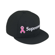 Supreme Breast Cancer Awareness Box Logo New Era Black - 25FW