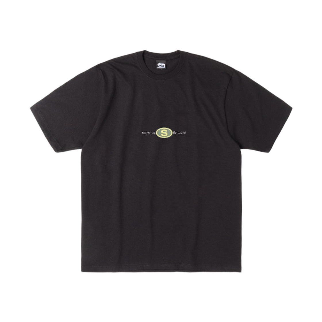 1905121 Stussy Worldwide Dot T-Shirt Black