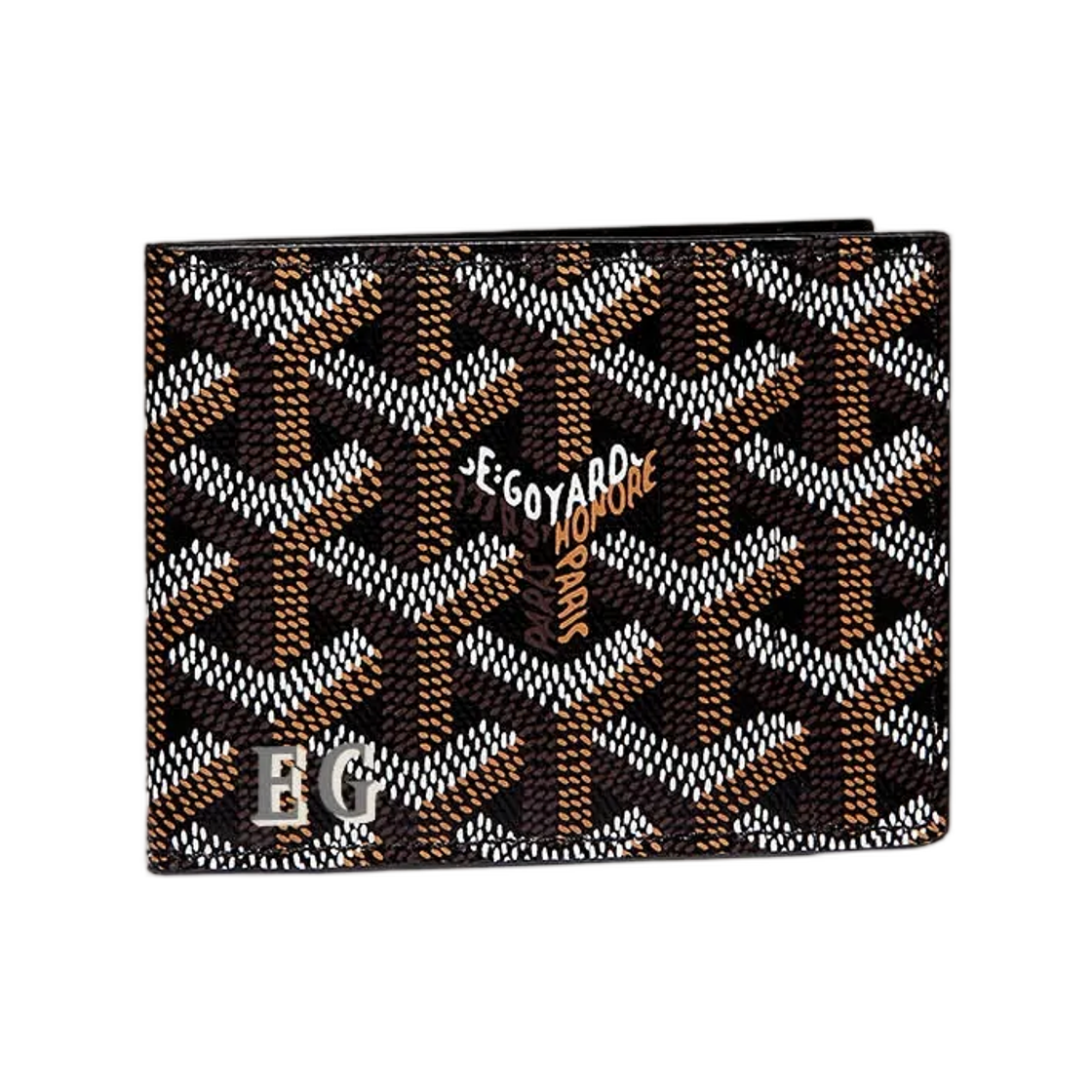 고야드 인서트 빅투아르 카드 월렛 이니셜 블랙(Goyard Insert Victoire Card Wallet Initials Black) - 1