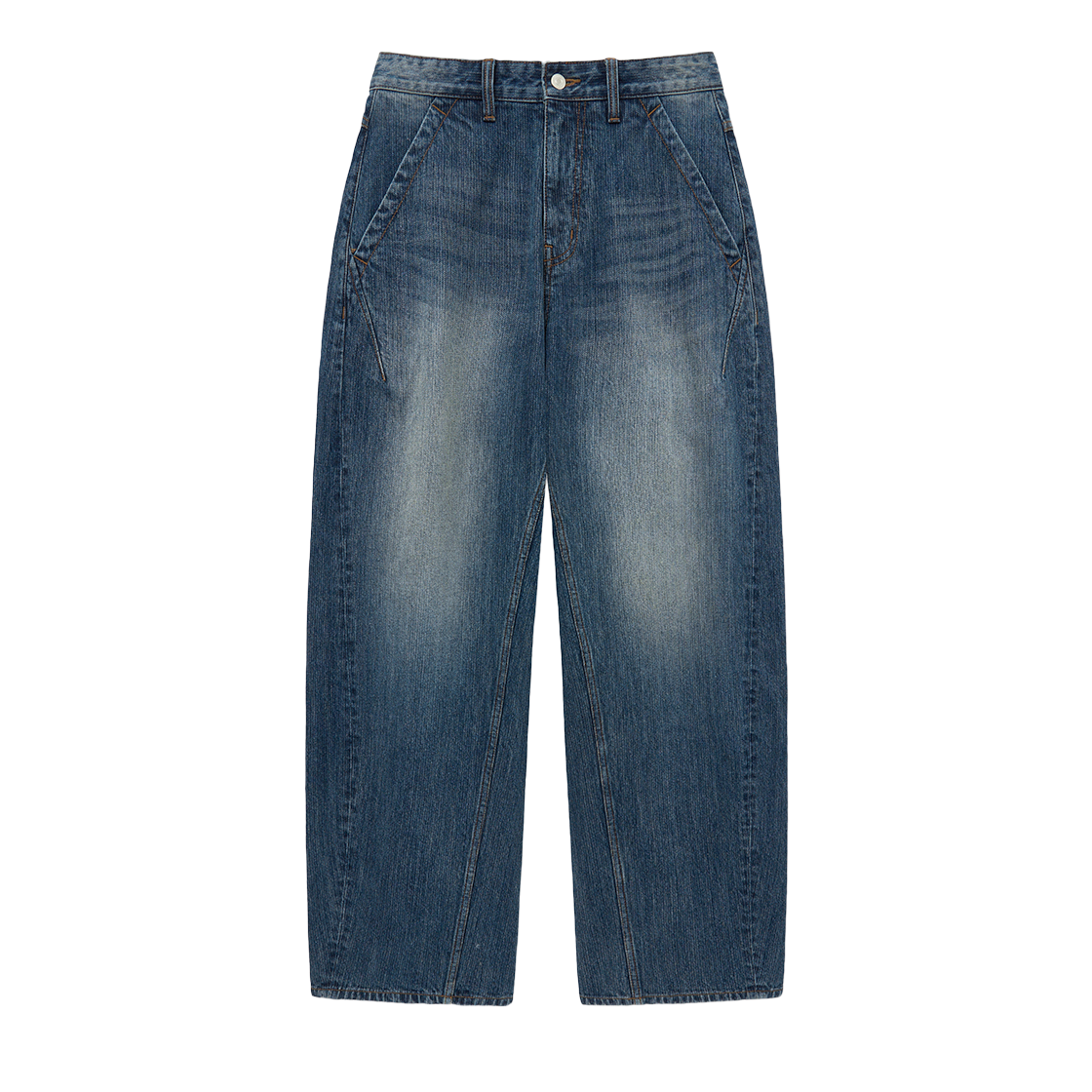 노운 밸런스드 데님 팬츠 블루
