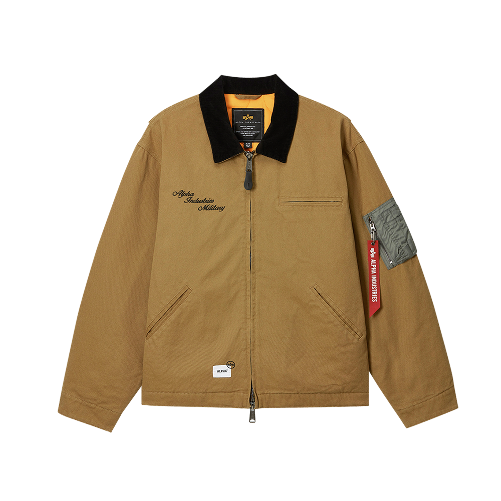 알파 인더스트리 UNFRM 디트로이트 자켓 베이지