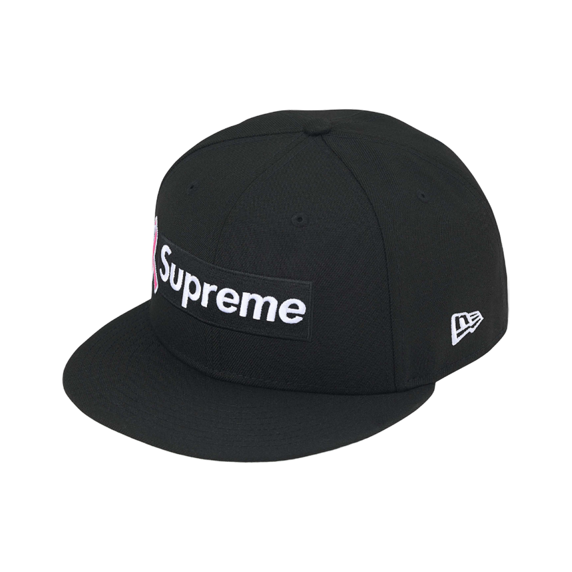 슈프림 브레스트 캔서 어웨어니스 박스로고 뉴에라 블랙 - 25FW(Supreme Breast Cancer Awareness Box Logo New Era Black - 25FW) - 2