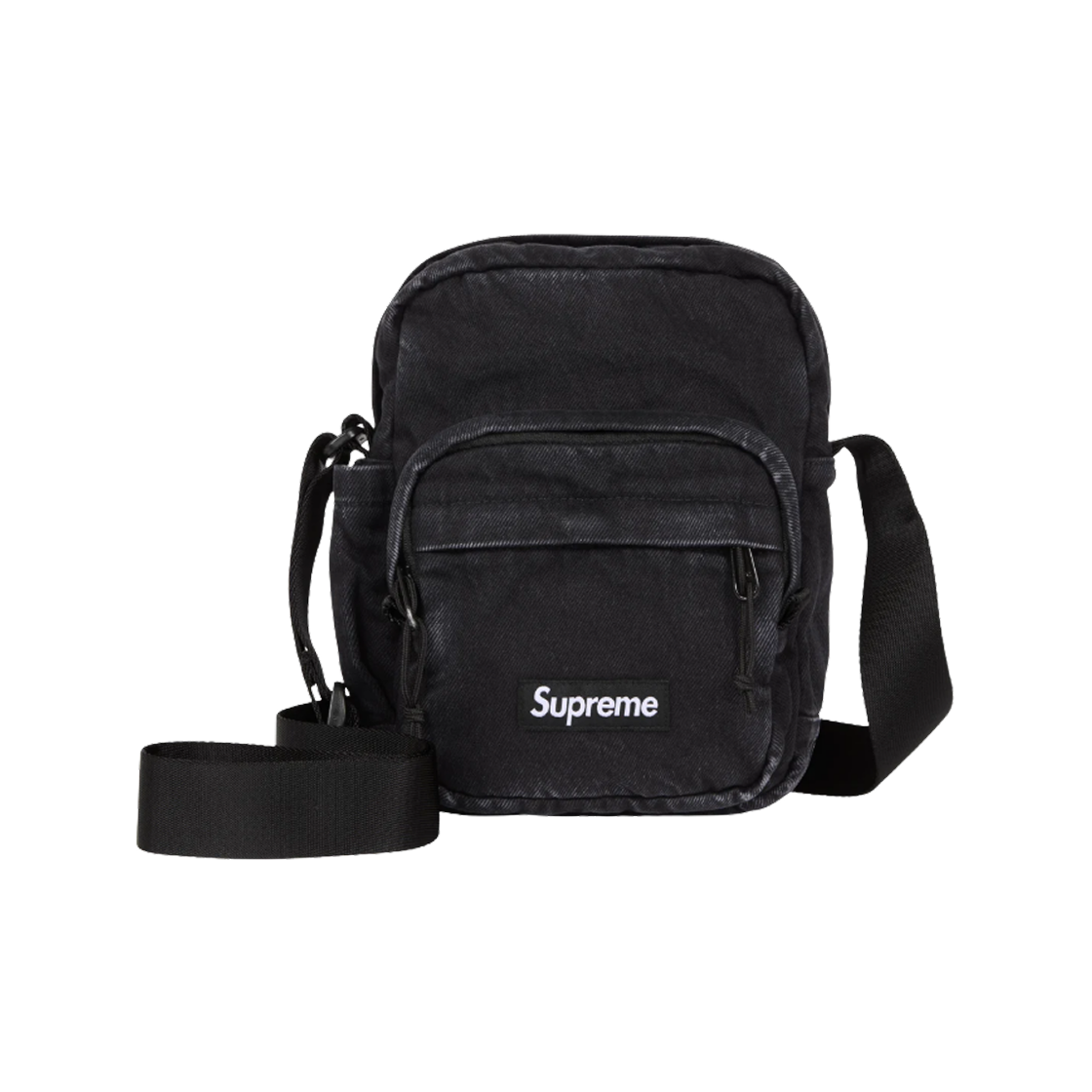 - Supreme Denim Shoulder Bag Black - 25FW
