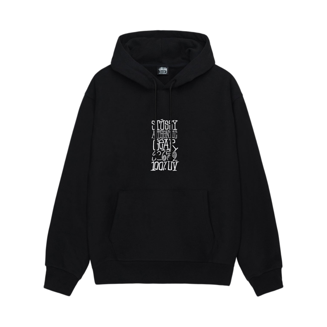 1925124 Stussy Authentic Gear Hoodie Black