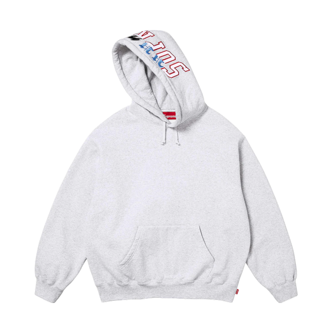 슈프림 멀티 로고 후드 스웨트셔츠 애쉬 그레이 - 25FW(Supreme Multi Logos Hooded Sweatshirt Ash Grey - 25FW) - 3