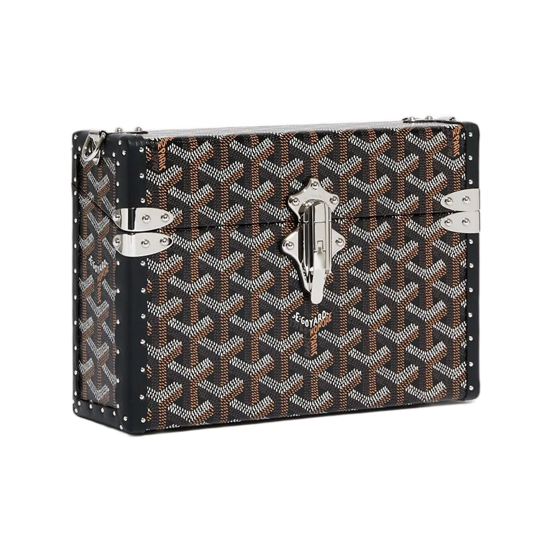 고야드 카세트백 트렁크 백 블랙(Goyard Cassette Trunk Bag Black) - 1