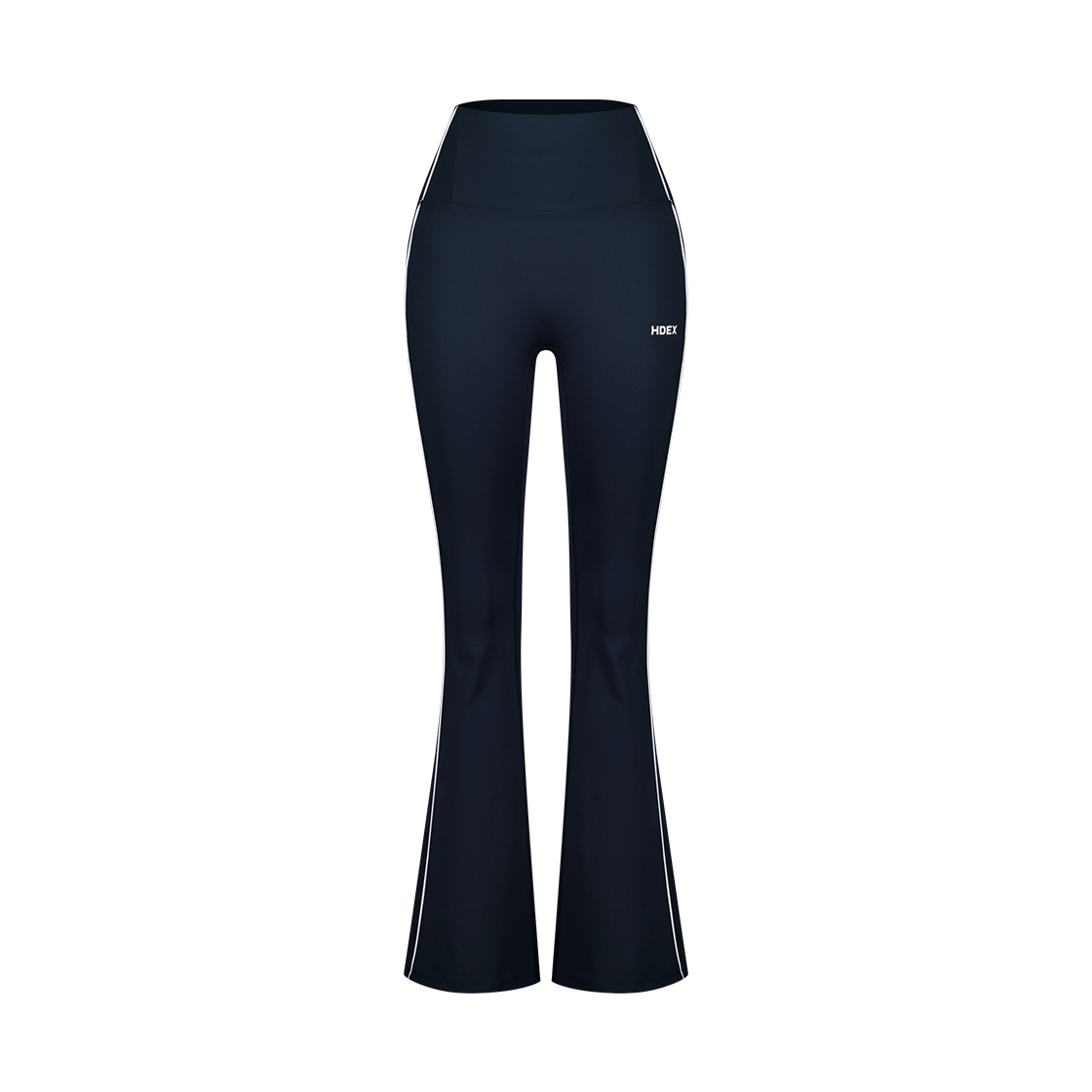 에이치덱스 우먼스 서포트 파이핑 부츠컷 레깅스 네이비