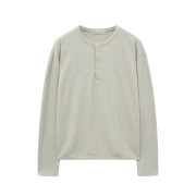 noun Pique Henley T-Shirts Ivory