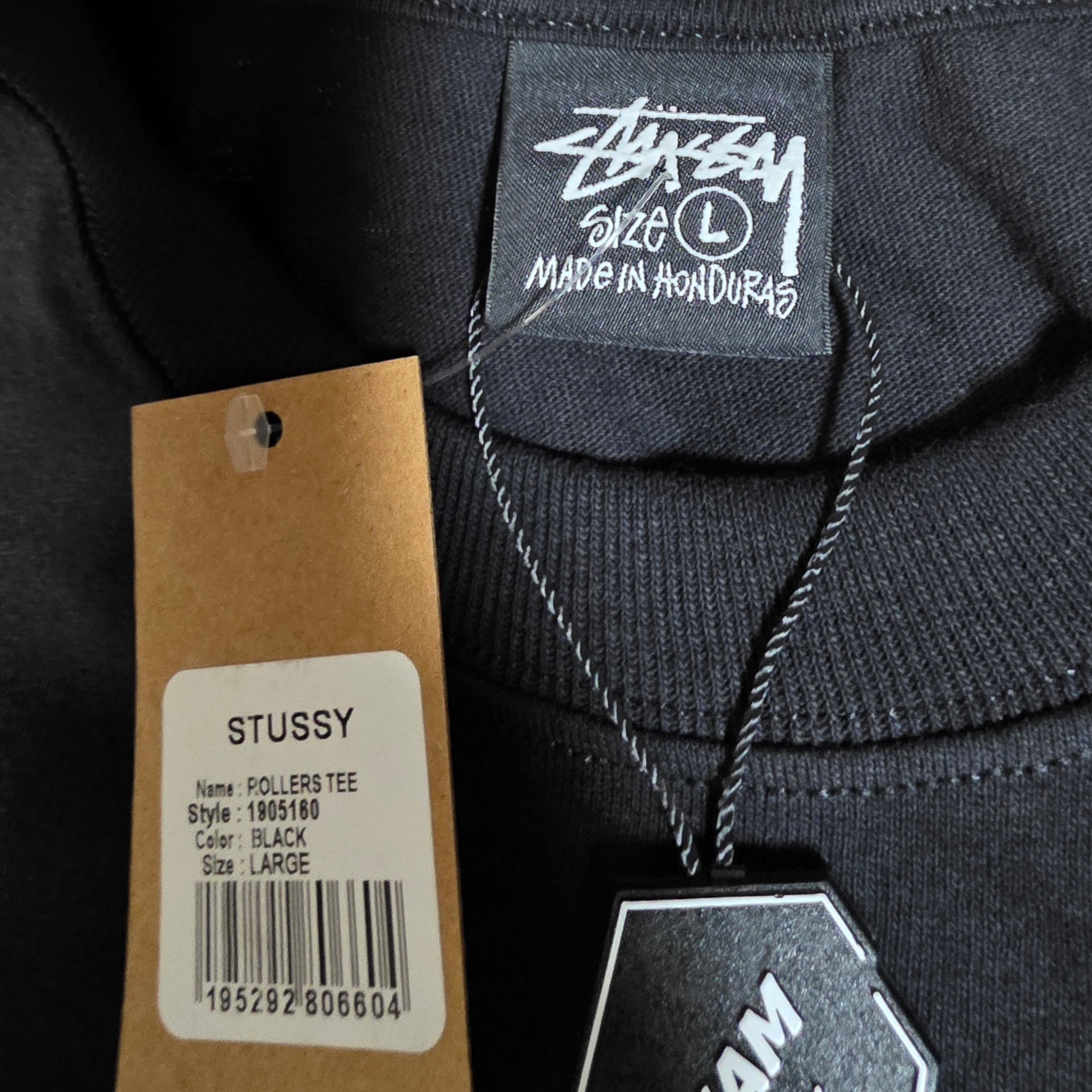 Stussy Rollers T-Shirt Black 착용 스타일 - 1