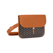 Goyard Coursier Messenger Bag Black Tan