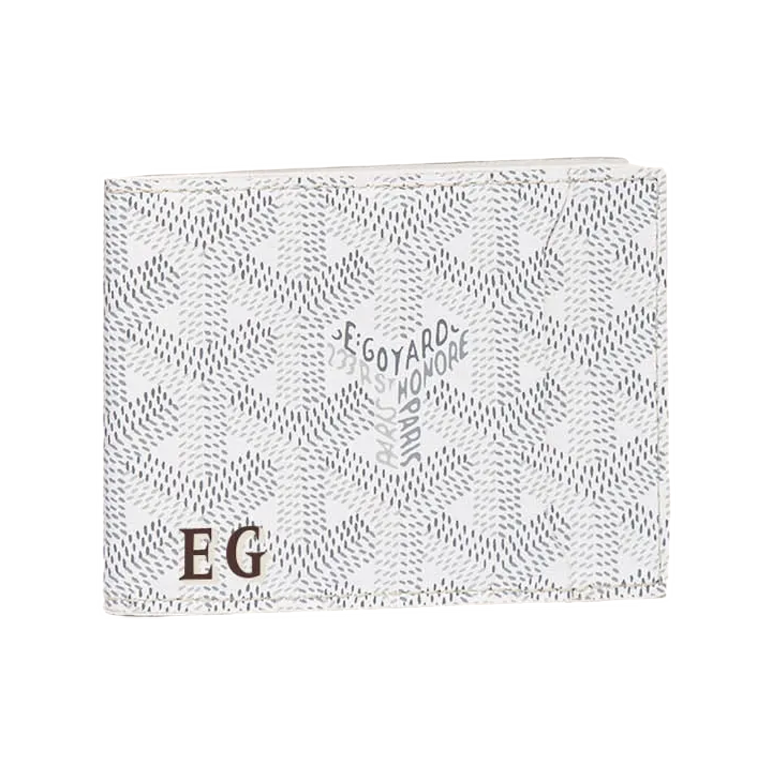 고야드 인서트 빅투아르 카드 월렛 이니셜 화이트(Goyard Insert Victoire Card Wallet Initials White) - 1