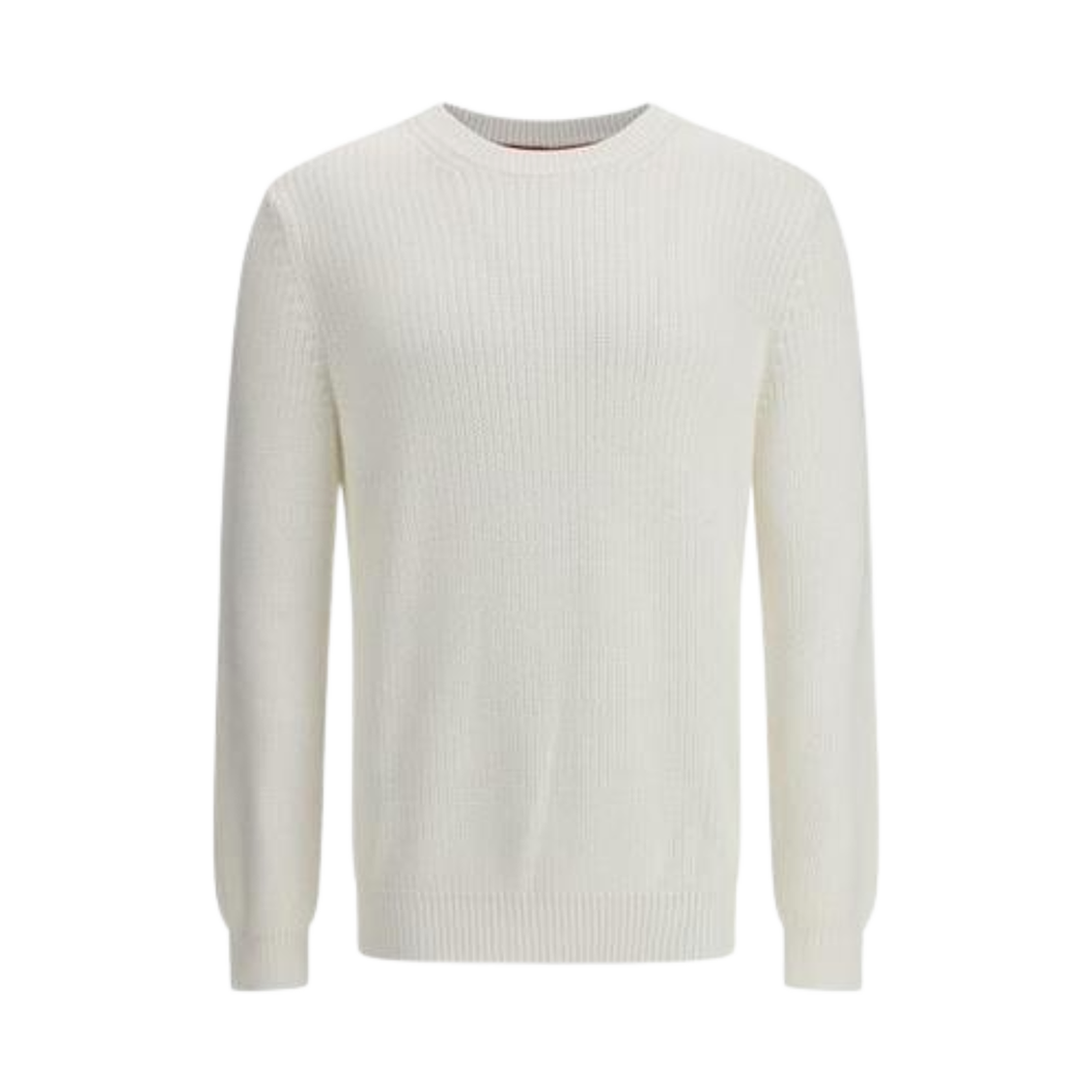 브루넬로 쿠치넬리 코튼 하프 잉글리시 립 스웨터 화이트(Brunello Cucinelli Cotton Half English Rib Sweater White) - 1