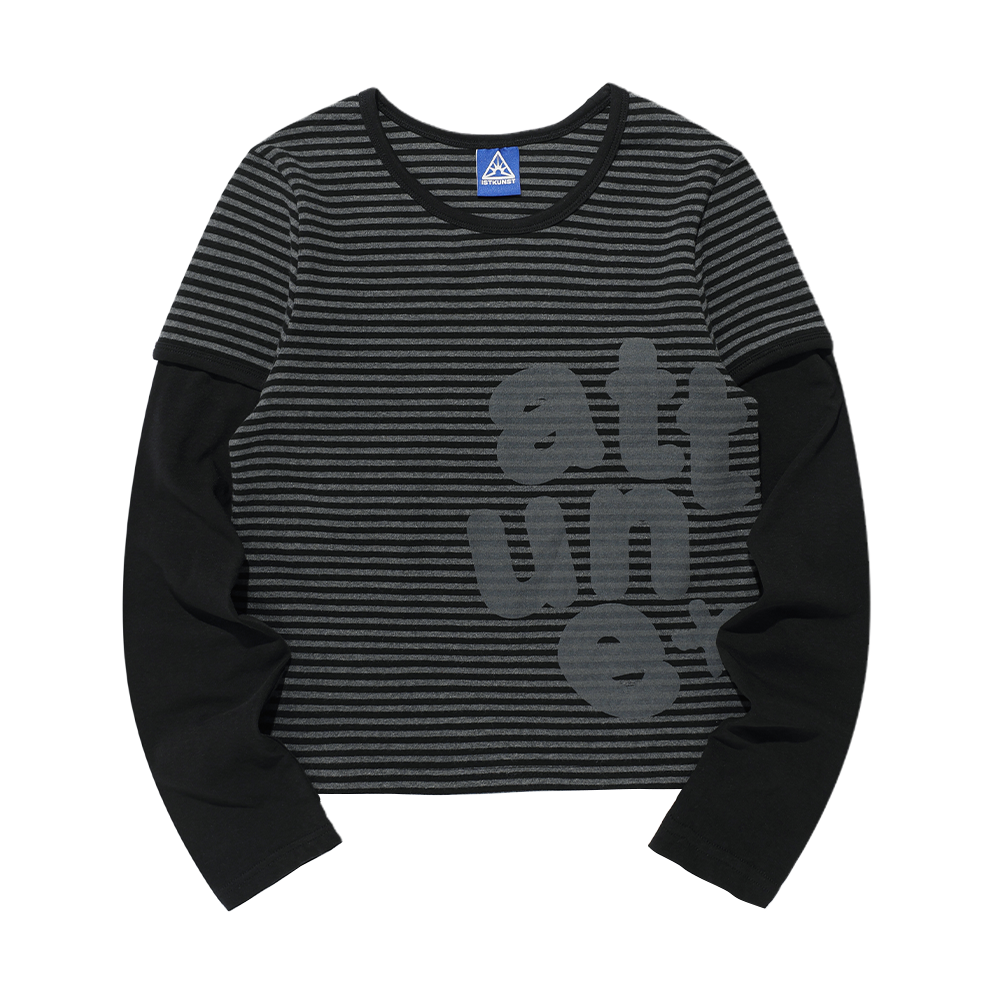 IK2FFFT552ABK ISTKUNST Attune St Layerd LS Tee Black