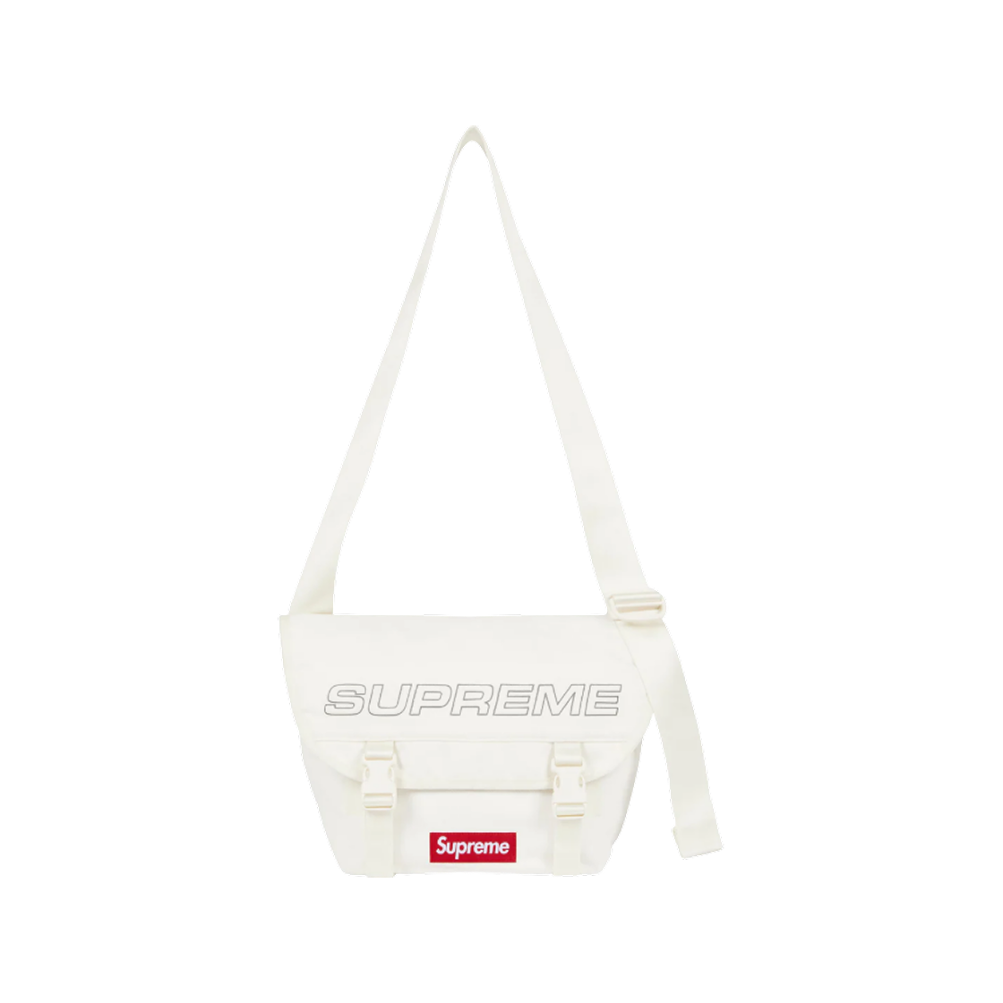 슈프림 데님 메신저 백 화이트 - 25FW(Supreme Denim Messenger Bag White - 25FW)