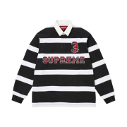 Supreme Stripe Rugby Black - 25FW