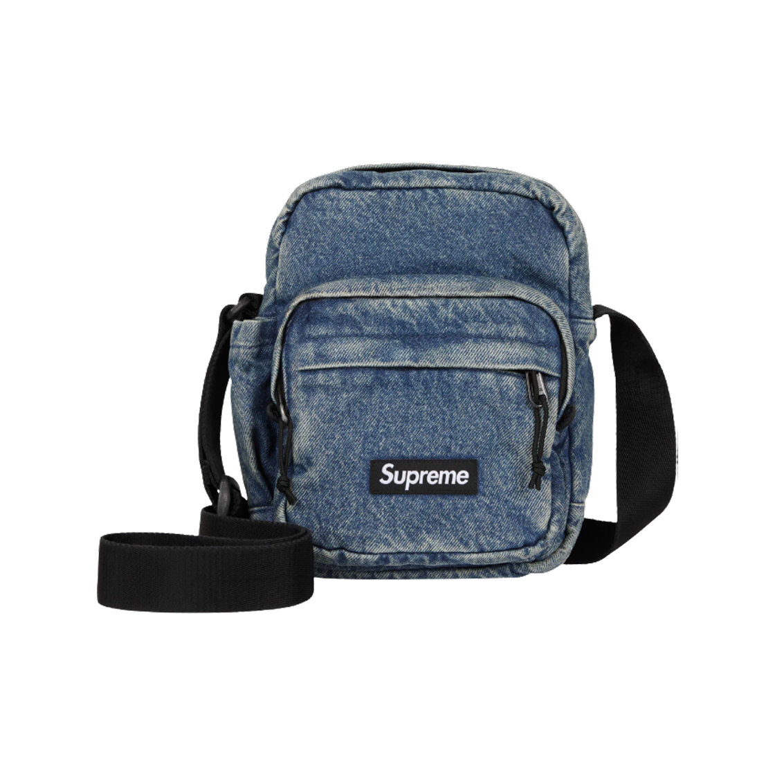 - Supreme Denim Shoulder Bag Washed Indigo - 25FW