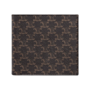 Celine Bi-Fold Wallet in Triomphe Canvas Black