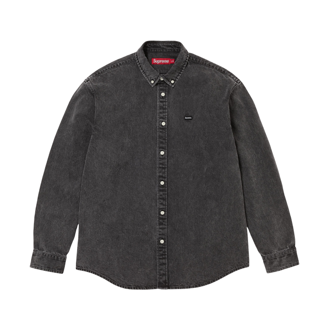 - Supreme Small Box Denim Shirt Black - 25FW