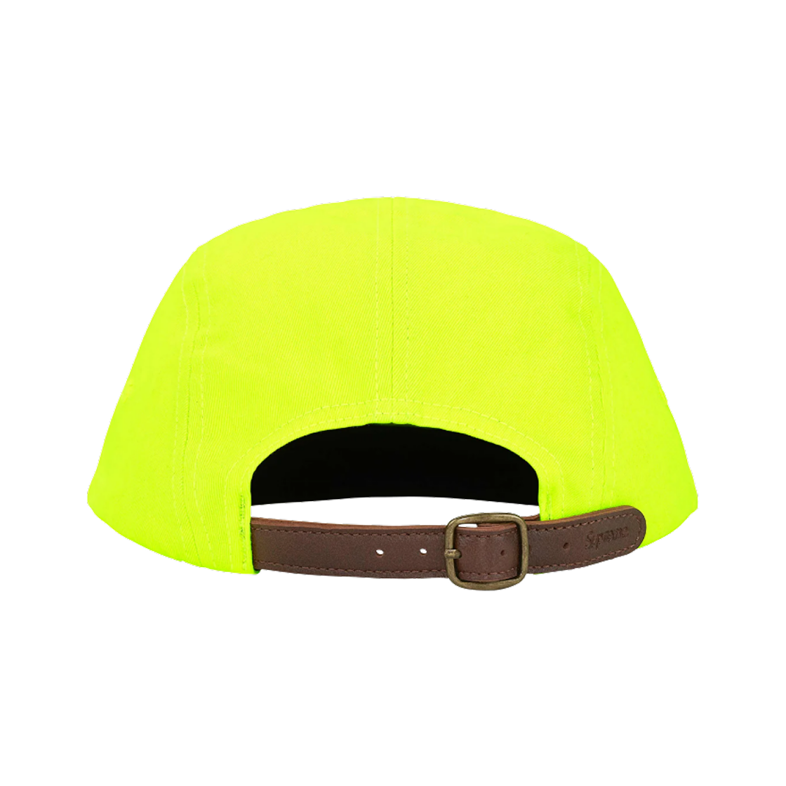 슈프림 워시드 치노 트윌 캠프캡 네온 옐로우 - 25FW(Supreme Washed Chino Twill Camp Cap Neon Yellow - 25FW) - 2