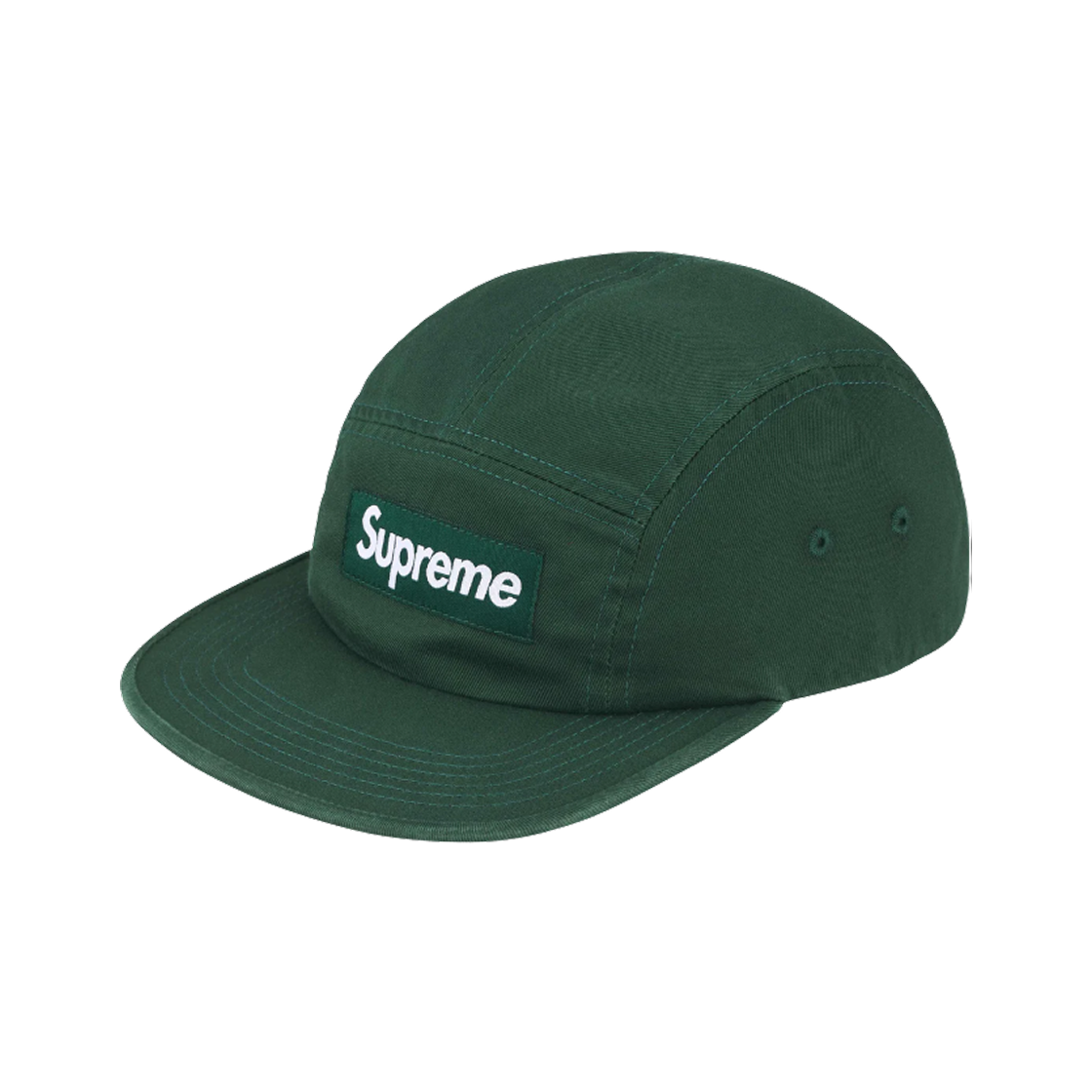 슈프림 워시드 치노 트윌 캠프캡 파인 - 25FW(Supreme Washed Chino Twill Camp Cap Pine - 25FW)