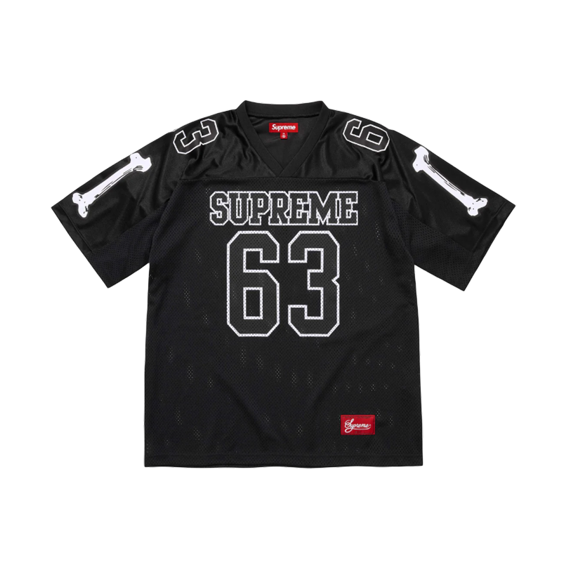 슈프림 본즈 풋볼 저지 블랙 - 25FW(Supreme Bones Football Jersey Black - 25FW)