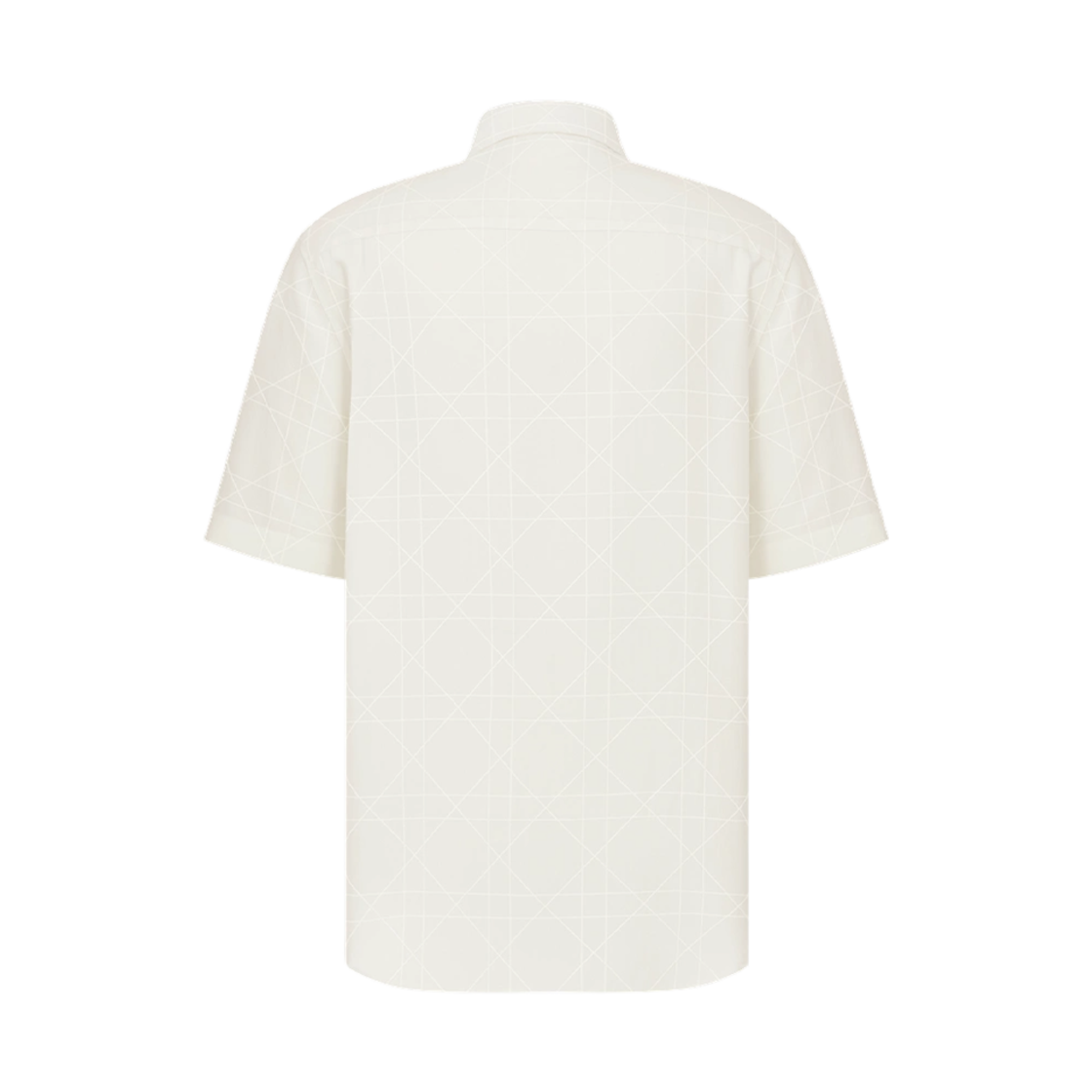 디올 아이콘 숏슬리브 셔츠 화이트 실크 블렌드(Dior Icon Short Sleeved Shirt White Silk Blend) - 2