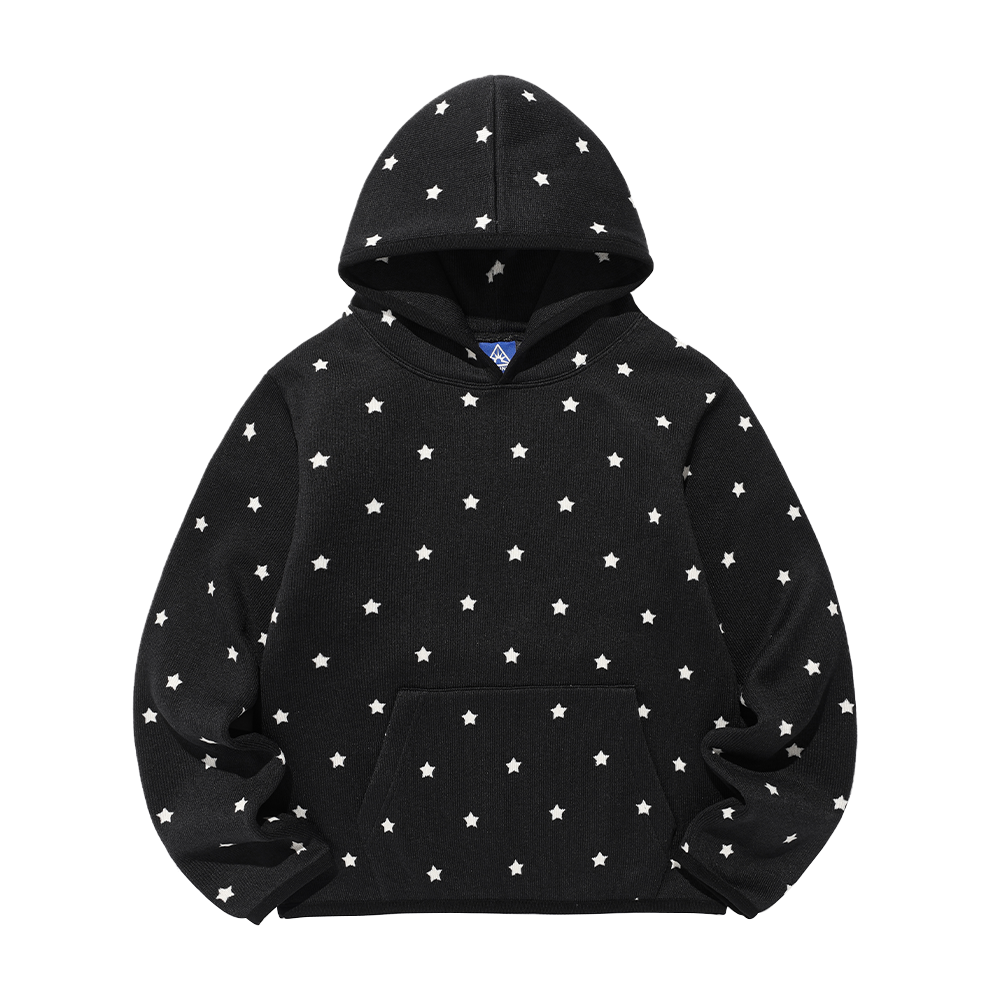 IK2FFFM410ABK ISTKUNST Star Hoodie Black