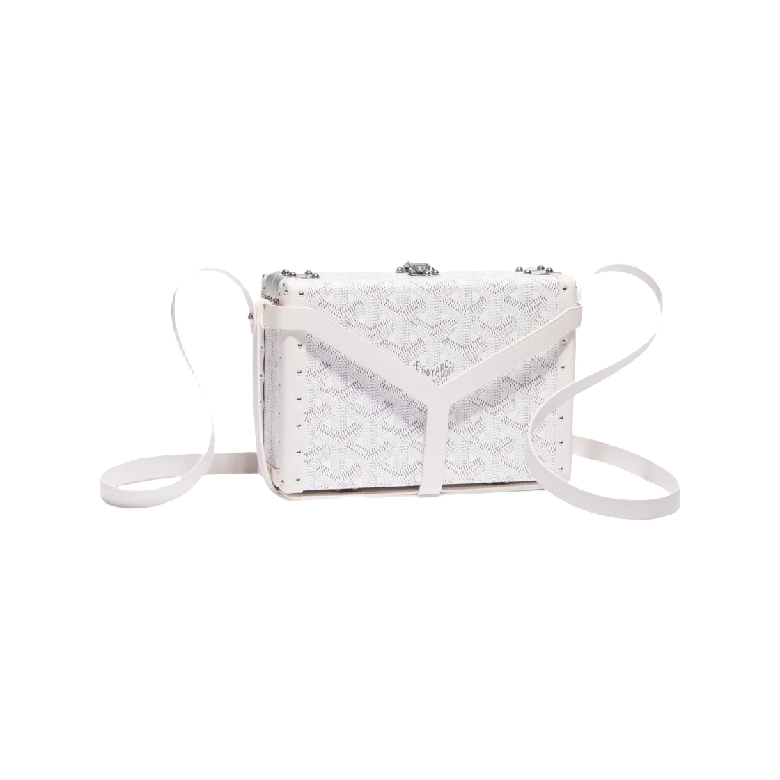 고야드 미노디에르 트렁크 백 화이트(Goyard Minaudiere Trunk Bag White) - 1