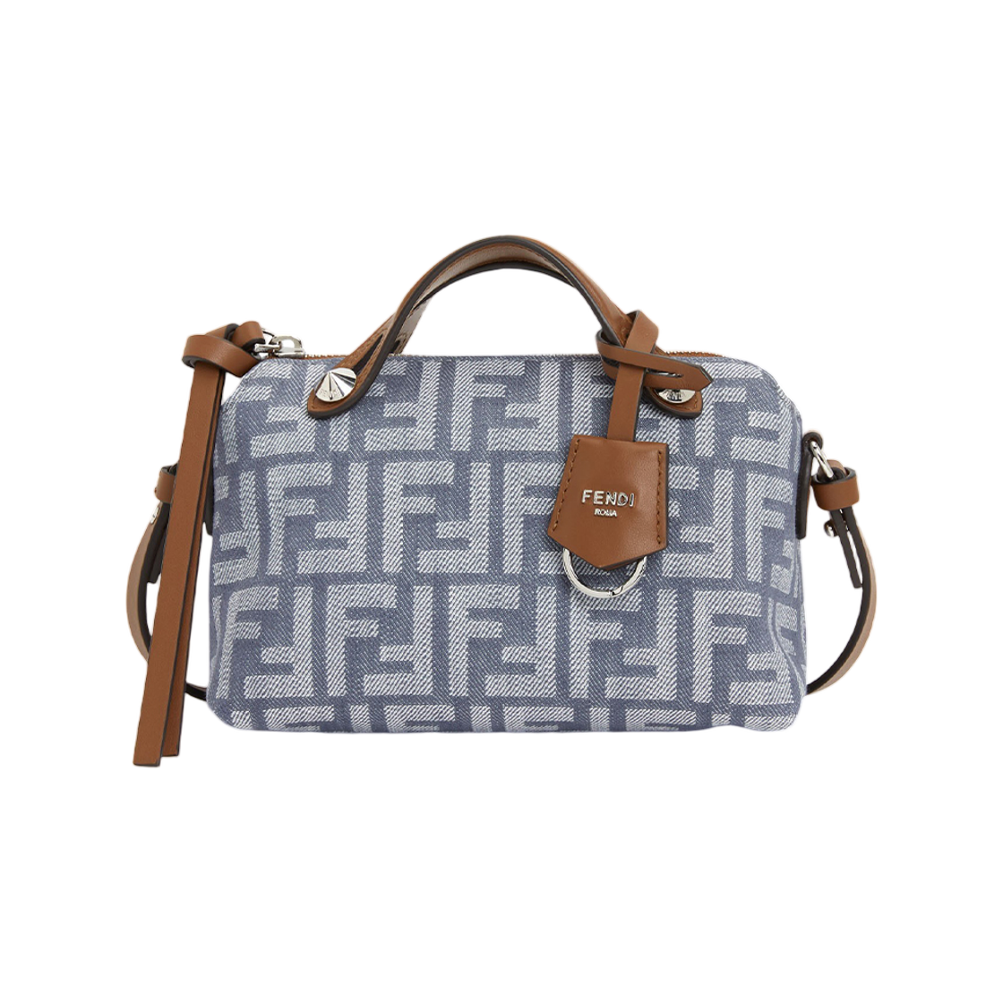 8BS098AUT4F1SXP (W) Fendi By The Way Mini Tote Bag Blue