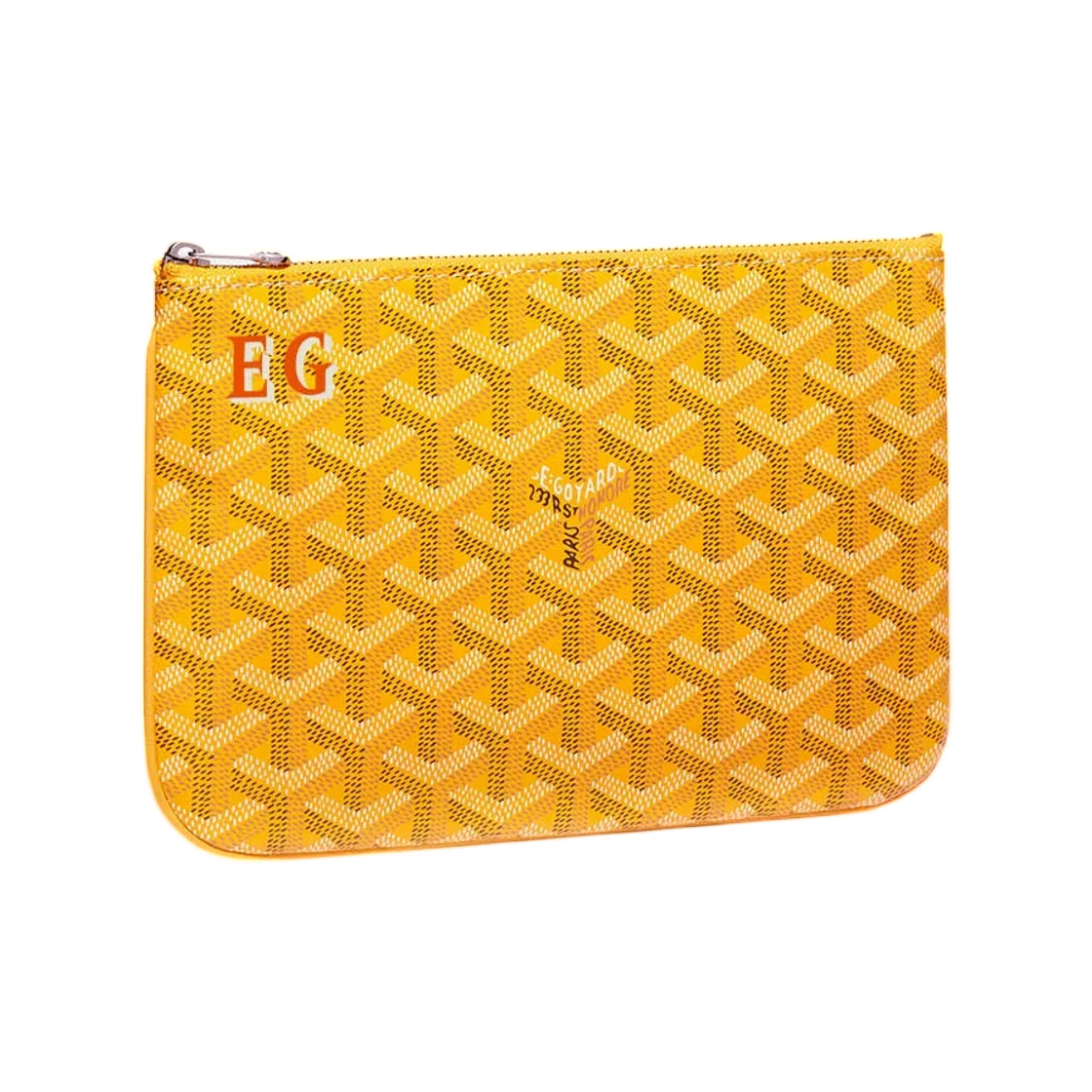 고야드 세나 PM 파우치 이니셜 옐로우(Goyard Senat PM Pouch Initials Yellow) - 1