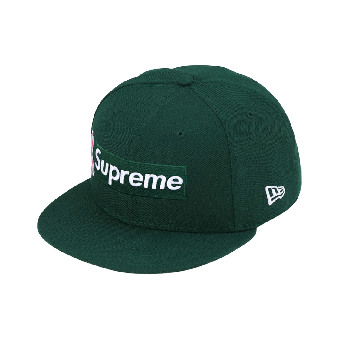 슈프림 브레스트 캔서 어웨어니스 박스로고 뉴에라 다크 그린 - 25FW(Supreme Breast Cancer Awareness Box Logo New Era Dark Green - 25FW) - 2