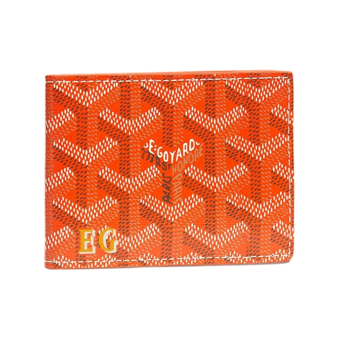 고야드 인서트 빅투아르 카드 월렛 이니셜 오렌지(Goyard Insert Victoire Card Wallet Initials Orange) - 1
