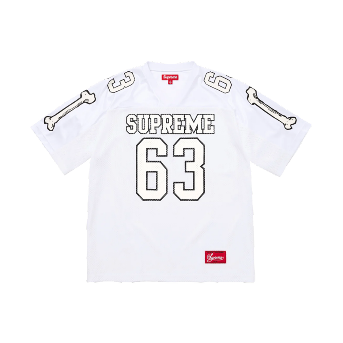 Supreme Bones Football Jersey 白 M Supreme Bones Football Jersey 