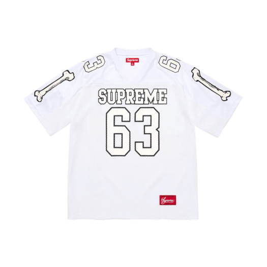 슈프림 본즈 풋볼 저지 화이트 - 25FW | Supreme | KREAM