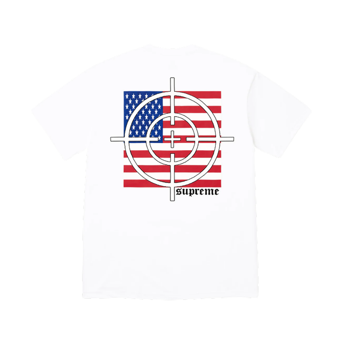 슈프림 타겟 티셔츠 화이트 - 25FW(Supreme Target T-Shirt White - 25FW)