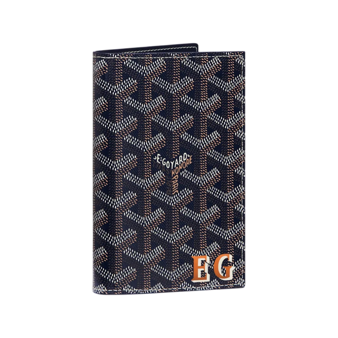 고야드 그르넬 패스포트 커버 이니셜 네이비 블루(Goyard Grenelle Passport Cover Initials Navy Blue) - 1
