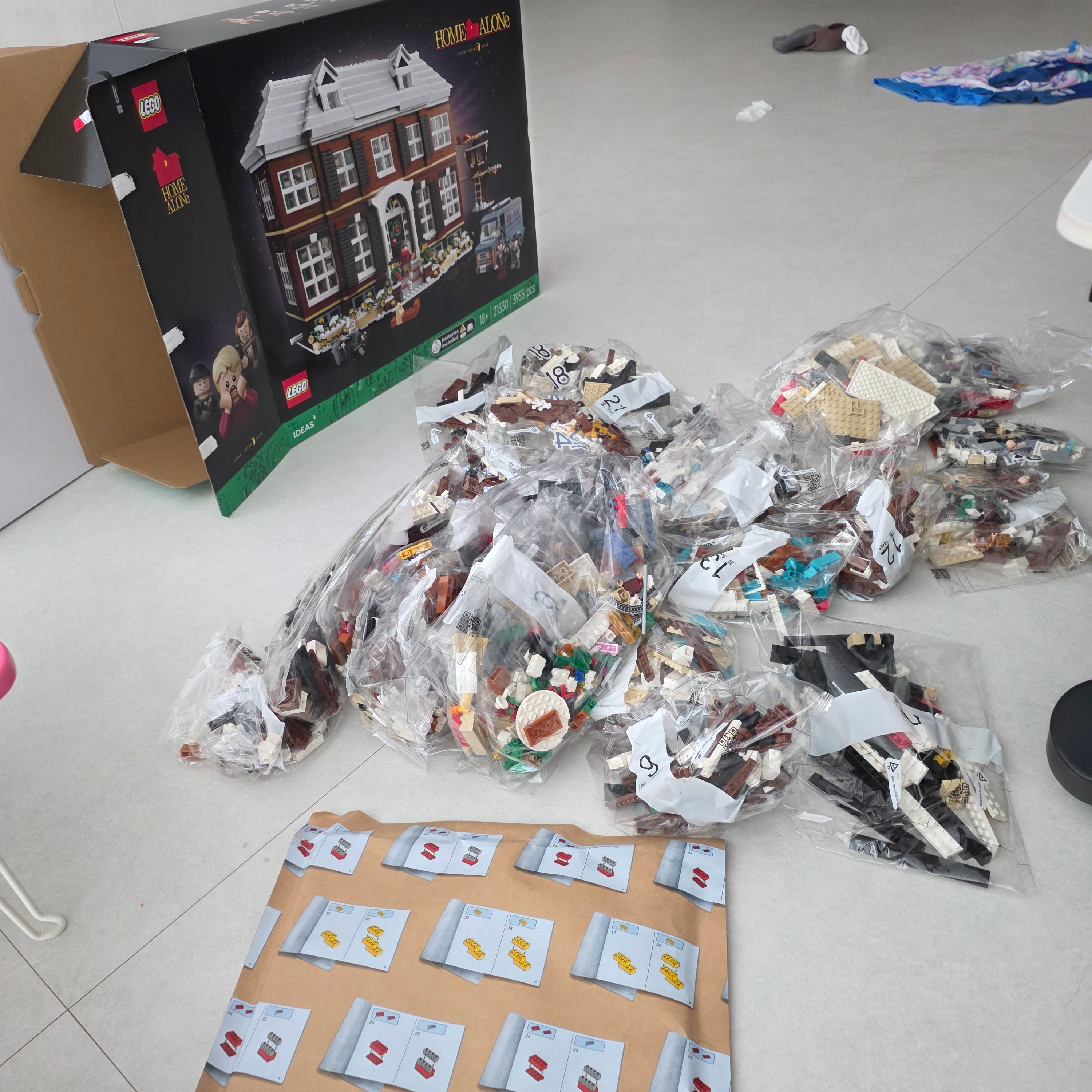 Lego Home Alone 착용 스타일