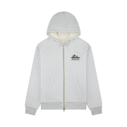 Aime Leon Dore Unisphere Waffle Lined Full-Zip Hoodie Silver Mix