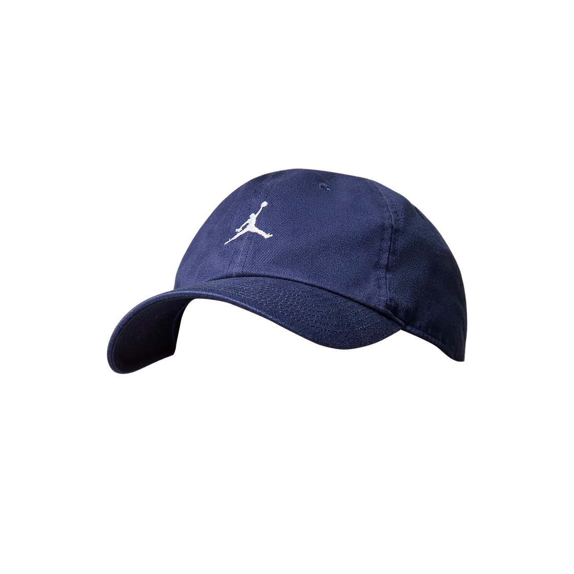 HQ1963-410 Jordan Club Unstructured Curved Bill Cap Midnight Navy White