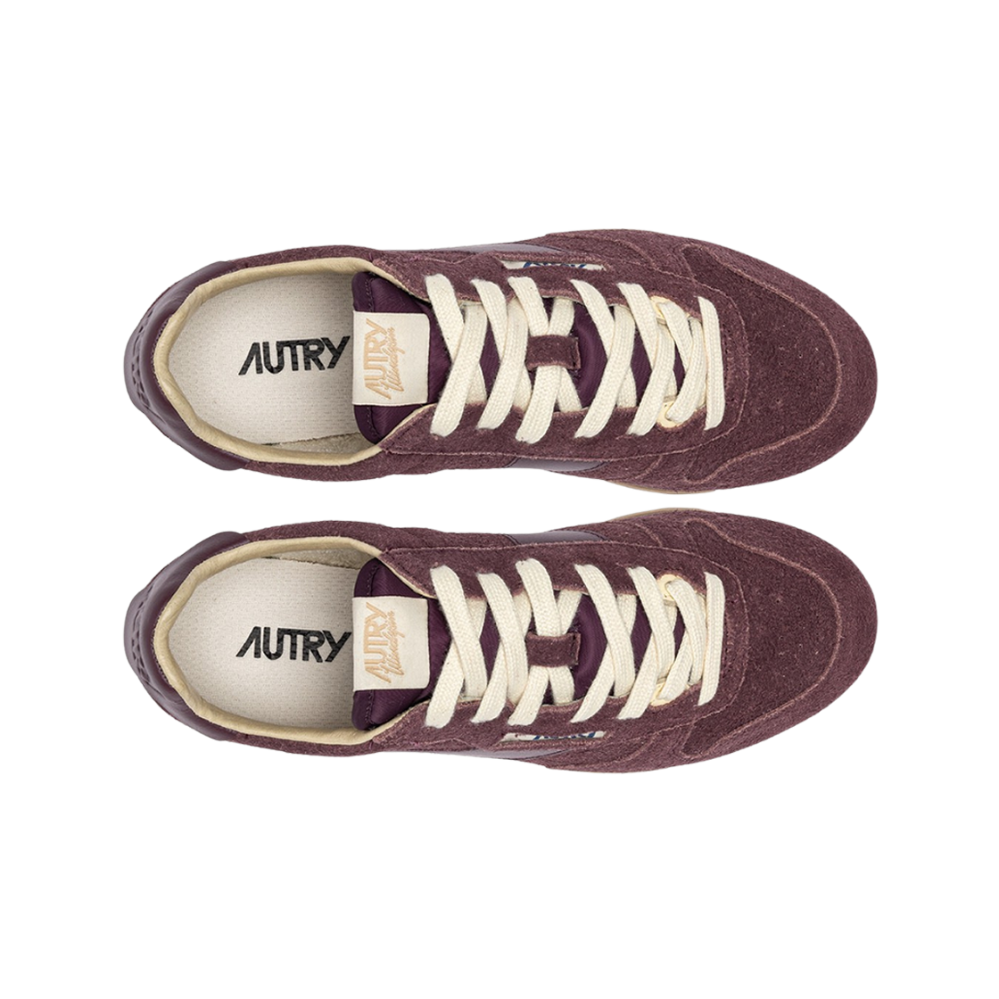 (W) 오트리 윈드스핀 스웨이드 로우 스니커즈 아마로네((W) Autry Windspin Suede Low Sneakers Amarone) - 2