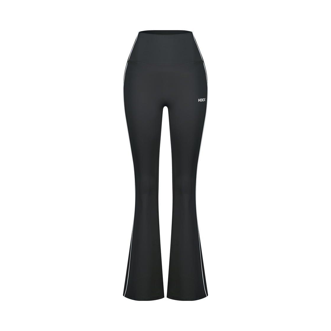 에이치덱스 우먼스 서포트 파이핑 부츠컷 레깅스 차콜(HDEX Womens Support Piping Bootcut Leggings Charcoal)