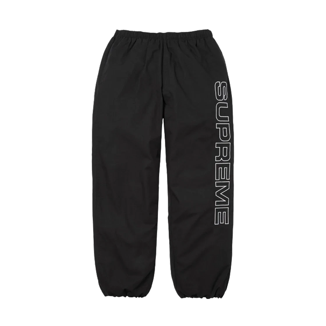 Supreme Supreme Spellout Embroidered Ripstop Track Pants Black - 25FW · L